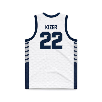 Samford - NCAA Men's Basketball : Thomas Kizer - 2024 White Basketball Jersey