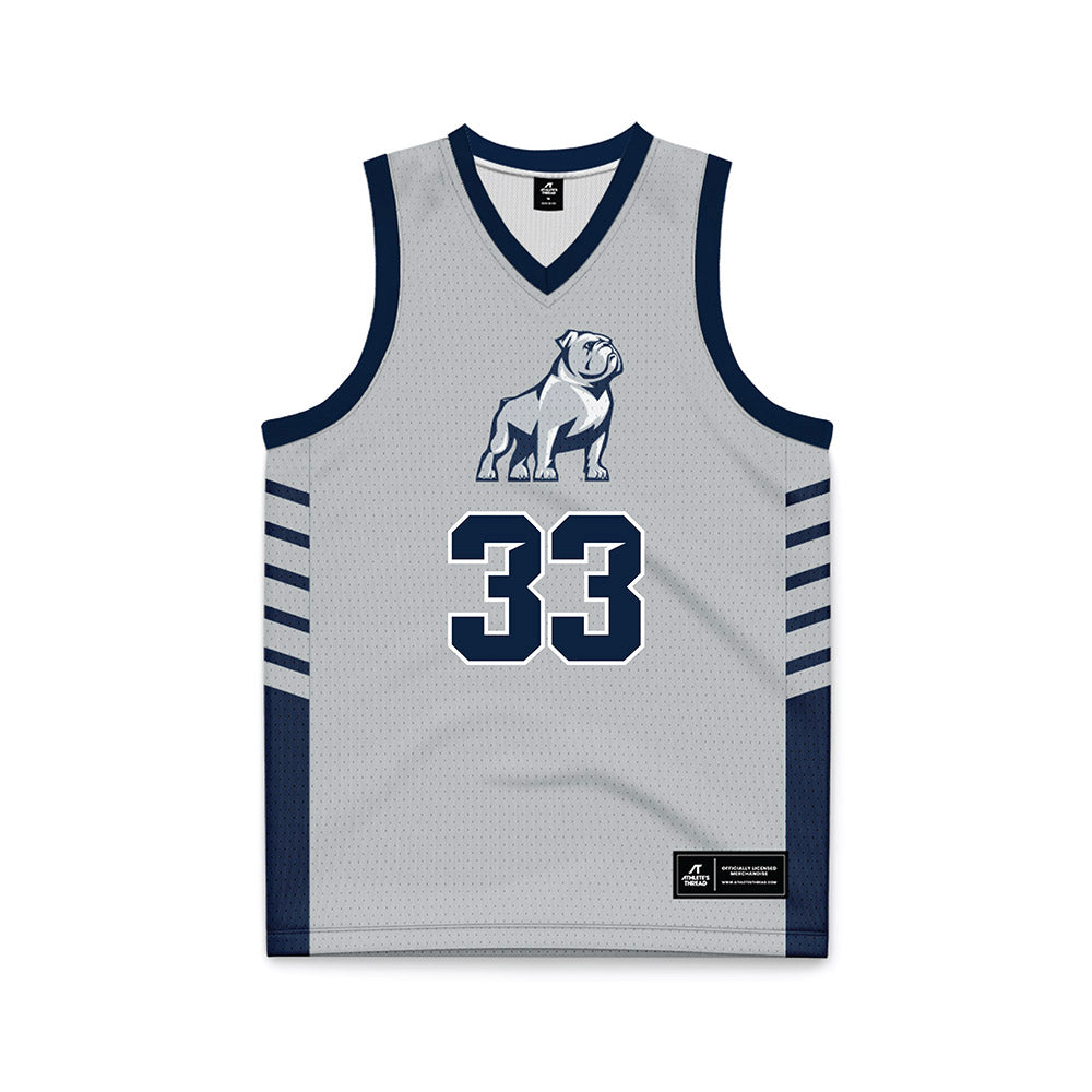 Samford - NCAA Men's Basketball : Zach Lamey - 2024 Grey Basketball Jersey-0