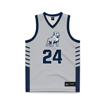 Samford - NCAA Men's Basketball : Brody Boyer - 2024 Grey Basketball Jersey-0