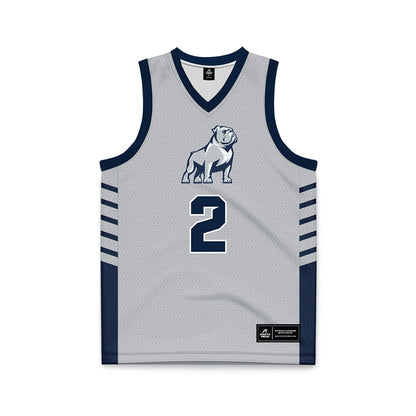 Samford - NCAA Men's Basketball : Lukas Walls - 2024 Grey Basketball Jersey-0