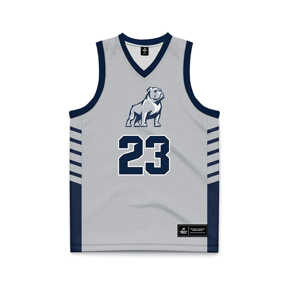 Samford - NCAA Men's Basketball : Caleb Harrison - 2024 Grey Basketball Jersey-0