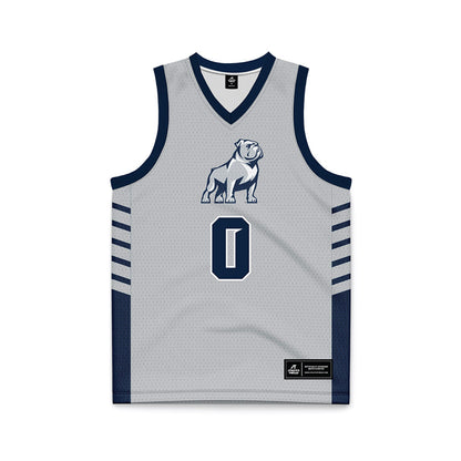 Samford - NCAA Men's Basketball : Isaiah Campbell-Finch - 2024 Grey Basketball Jersey-0