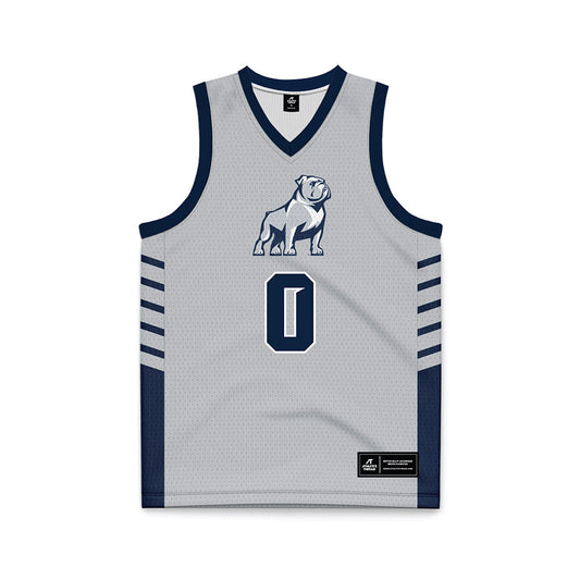 Samford - NCAA Men's Basketball : Isaiah Campbell-Finch - 2024 Grey Basketball Jersey-0