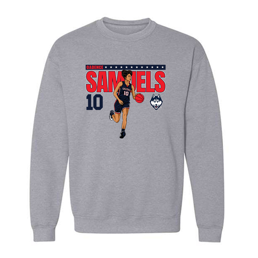 UConn - NCAA Women's Basketball : Qadence Samuels - Crewneck Sweatshirt-0