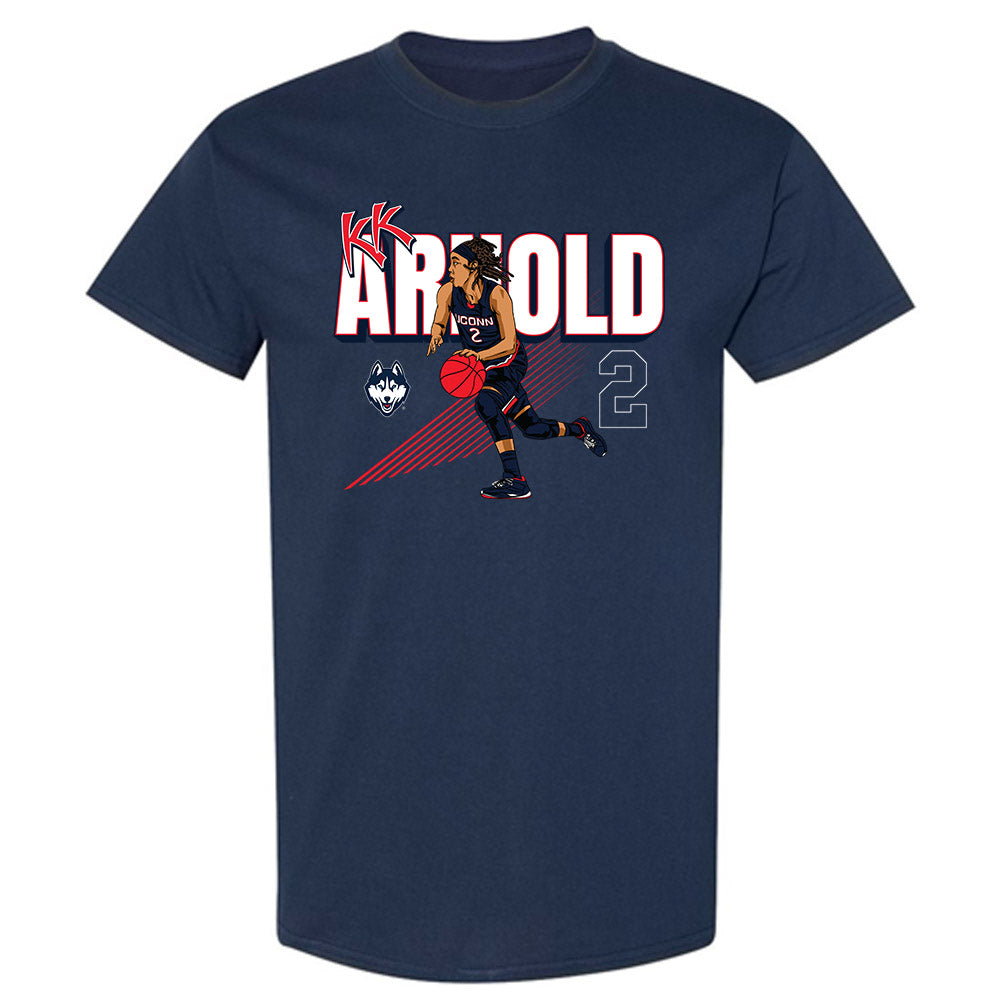 UConn - NCAA Women's Basketball : Kamorea Arnold - T-Shirt-0