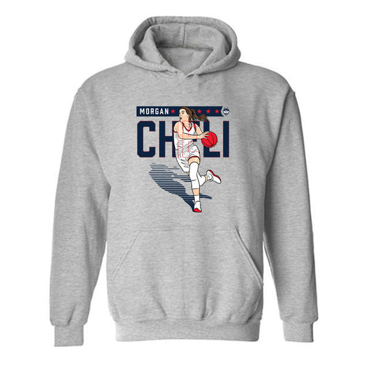 UConn - NCAA Women's Basketball : Morgan Cheli - Individual Caricature Hooded Sweatshirt-0