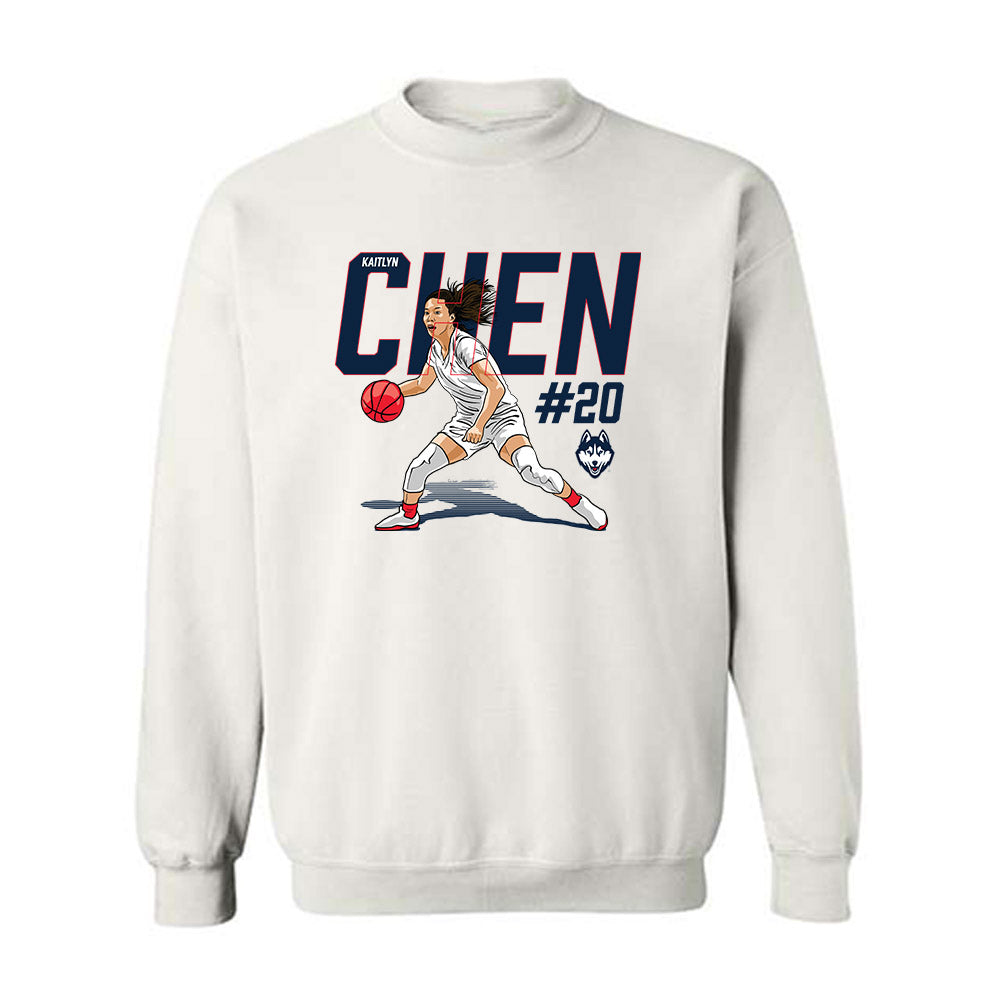 UConn - NCAA Women's Basketball : Kaitlyn Chen - Crewneck Sweatshirt-0