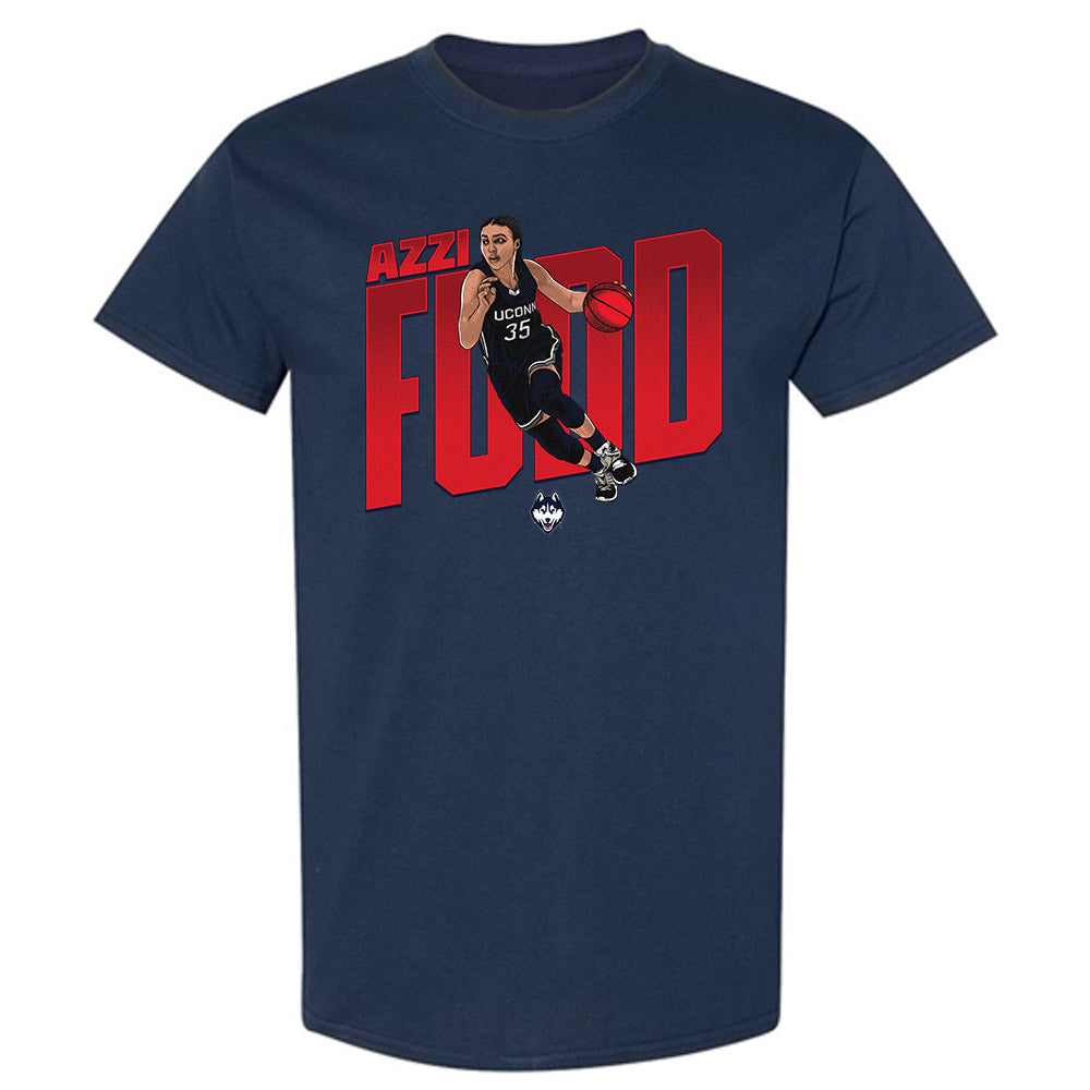 UConn - NCAA Women's Basketball : Azzi Fudd - T-Shirt-0