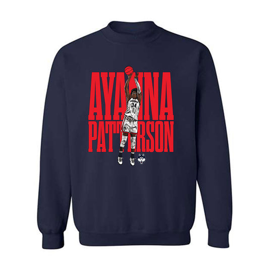 UConn - NCAA Women's Basketball : Ayanna Patterson - Individual Caricature Crewneck Sweatshirt-0