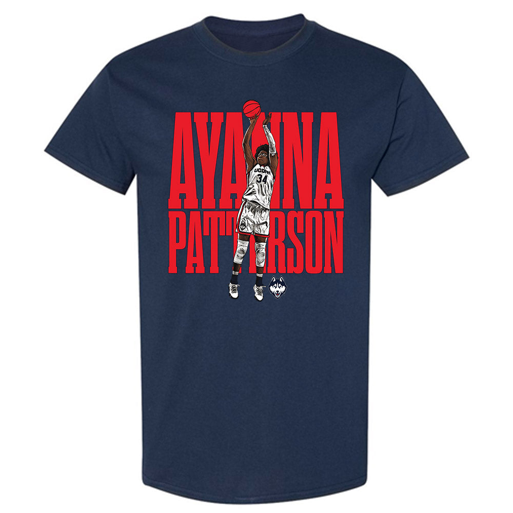 UConn - NCAA Women's Basketball : Ayanna Patterson - Individual Caricature T-Shirt-0