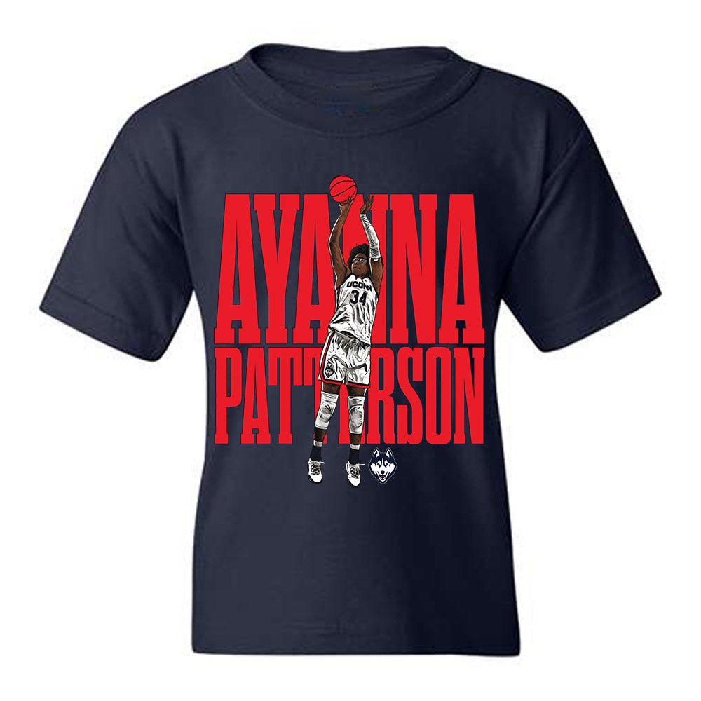 UConn - NCAA Women's Basketball : Ayanna Patterson - Individual Caricature Youth T-Shirt-0