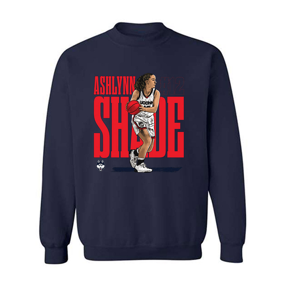 UConn - NCAA Women's Basketball : Ashlynn Shade - Crewneck Sweatshirt-0