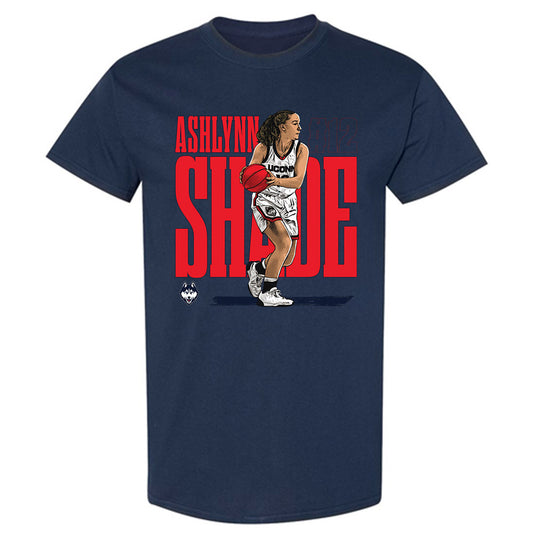 UConn - NCAA Women's Basketball : Ashlynn Shade - T-Shirt-0