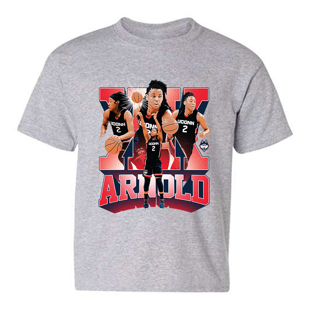 UConn - NCAA Women's Basketball : Kamorea Arnold - Youth T-Shirt-0