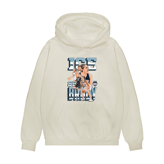 UConn - NCAA Women's Basketball : Ice Brady - Collage Premium Hooded Sweatshirt-0