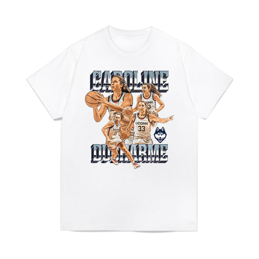 UConn - NCAA Women's Basketball : Caroline Ducharme - Collage Premium T-Shirt-0