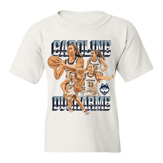 UConn - NCAA Women's Basketball : Caroline Ducharme - Collage Youth T-Shirt-0