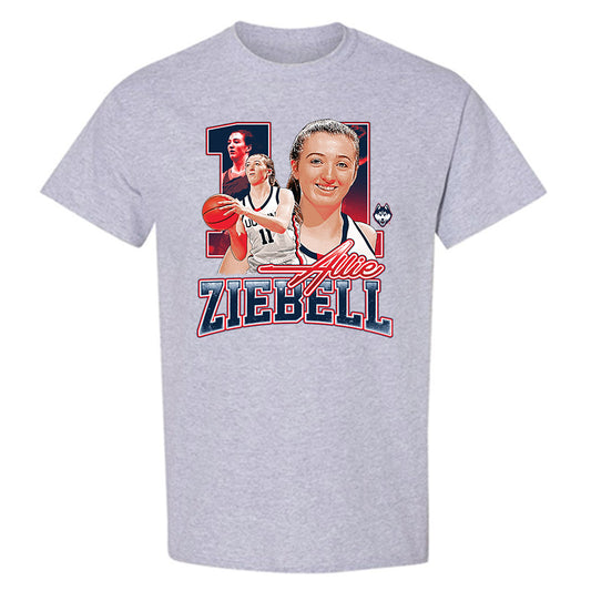 UConn - NCAA Women's Basketball : Allie Ziebell - T-Shirt-0