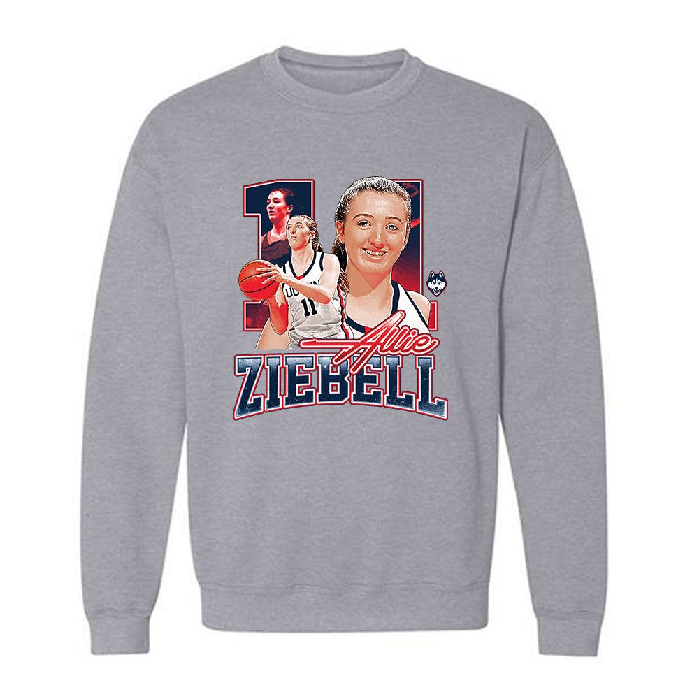 UConn - NCAA Women's Basketball : Allie Ziebell - Crewneck Sweatshirt-0