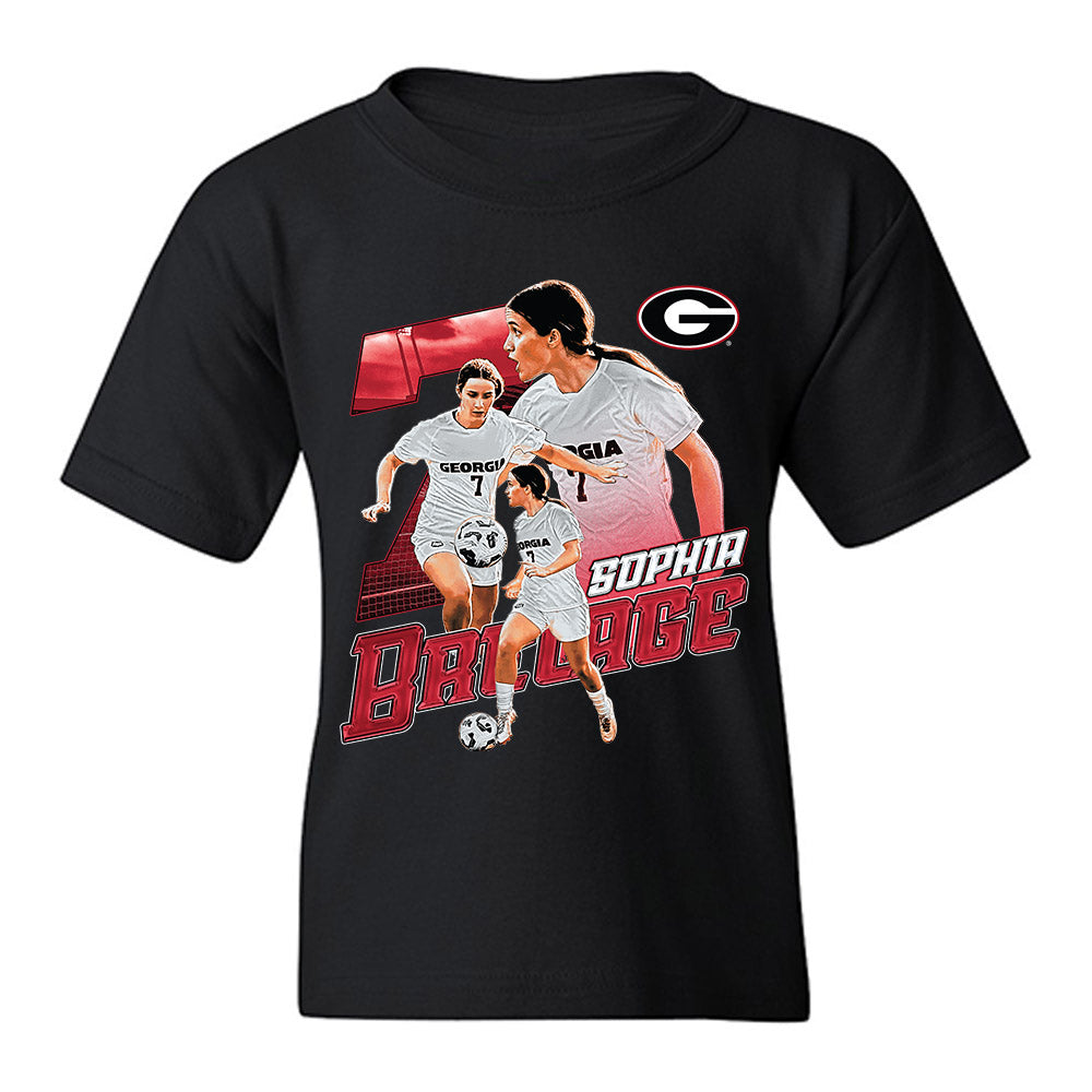 Georgia - NCAA Women's Soccer : Sophia Brelage - Youth T-Shirt-0