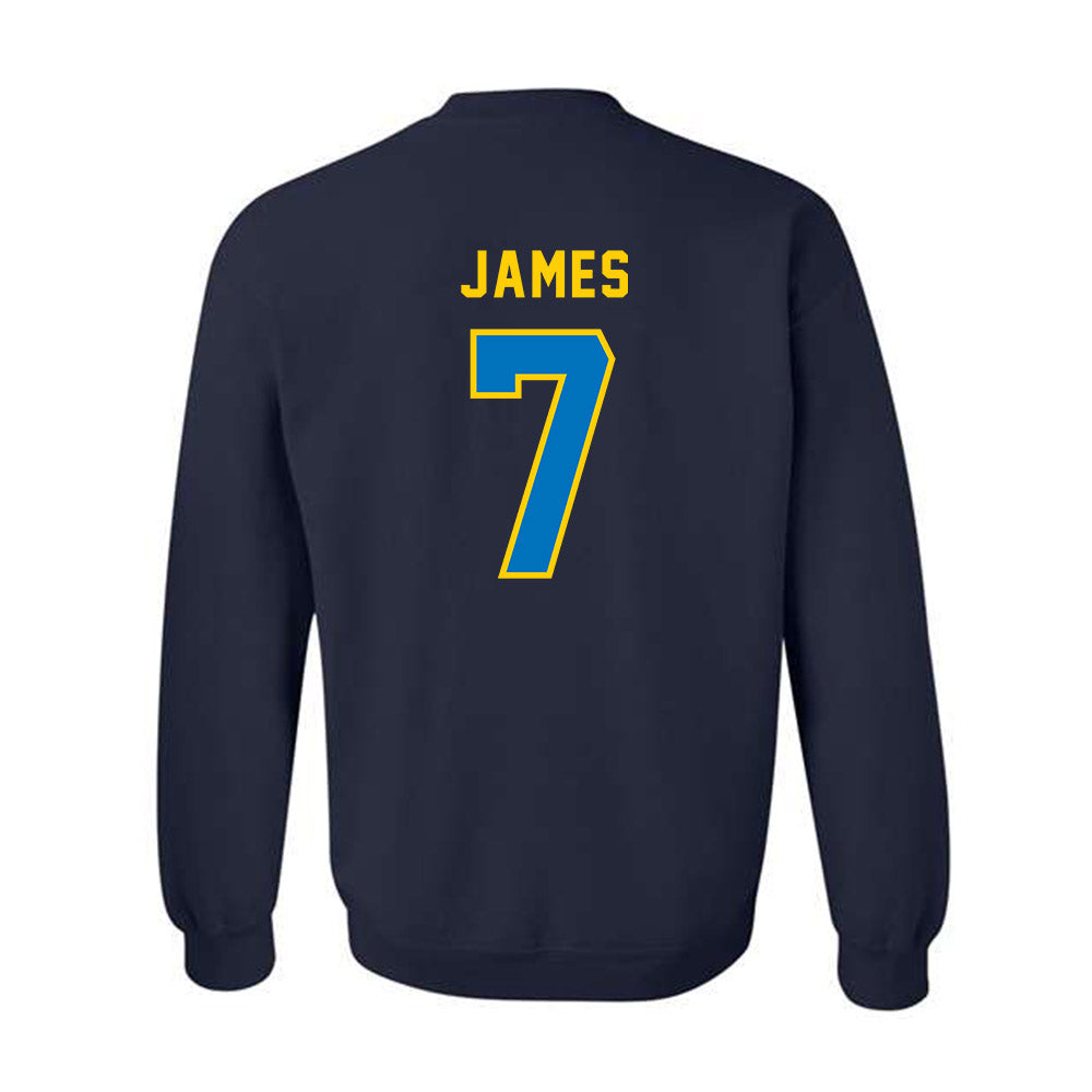 Rollins - NCAA Men's Basketball : Cheo james - Classic Shersey Crewneck Sweatshirt-1
