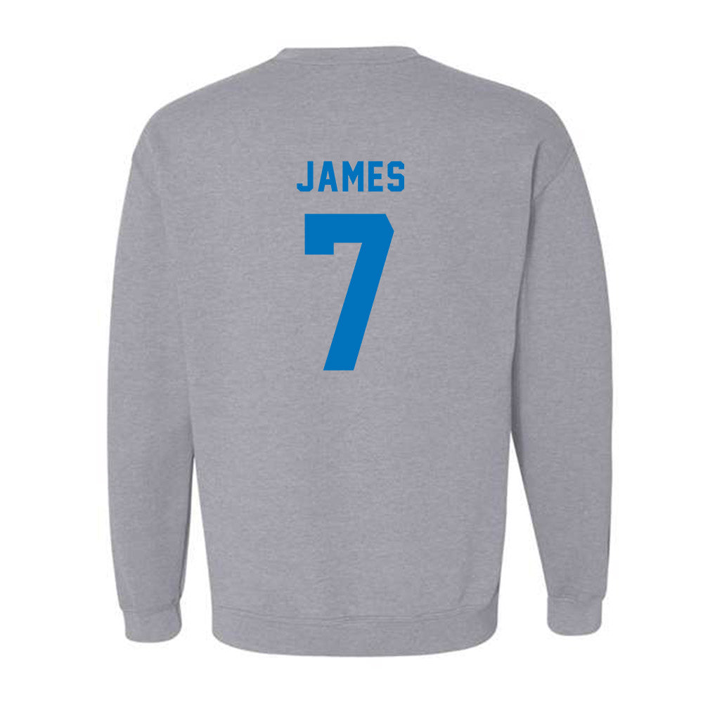 Rollins - NCAA Men's Basketball : Cheo james - Classic Shersey Crewneck Sweatshirt-1