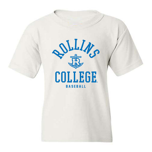 Rollins - NCAA Baseball : Jordan Sanchez - Youth T-Shirt-0