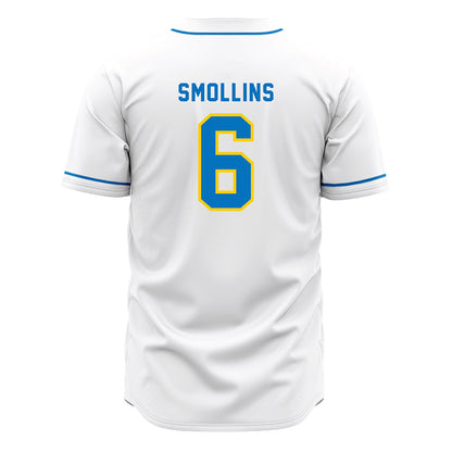 Rollins - NCAA Baseball : Aaron Smollins - White Jersey-1