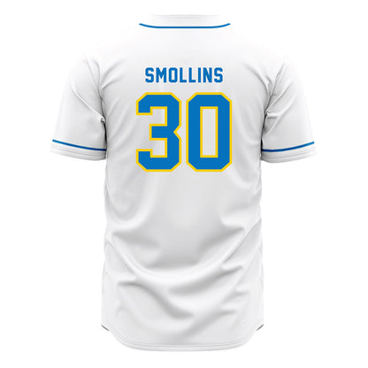 Rollins - NCAA Baseball : Aaron Smollins - White Jersey-1