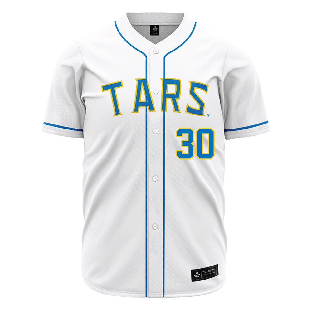 Rollins - NCAA Baseball : Aaron Smollins - White Jersey-0