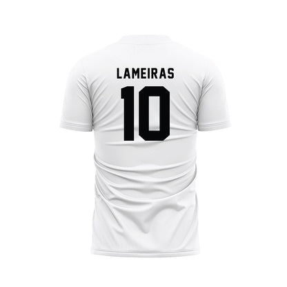 Rollins - NCAA Men's Soccer : Pedro Lameiras - White Soccer Jersey-1