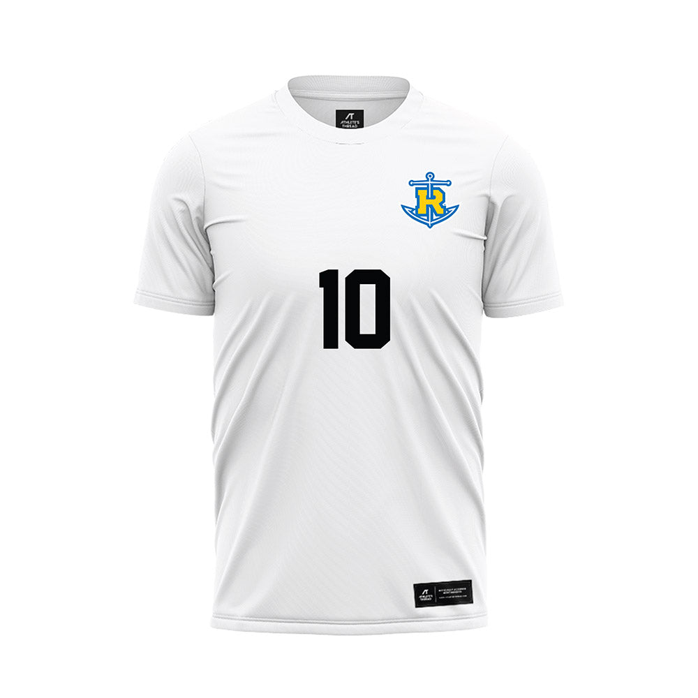 Rollins - NCAA Men's Soccer : Pedro Lameiras - White Soccer Jersey-0
