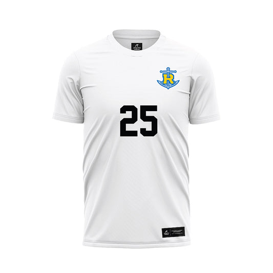 Rollins - NCAA Men's Soccer : Noah Tatlonghari - White Soccer Jersey-0
