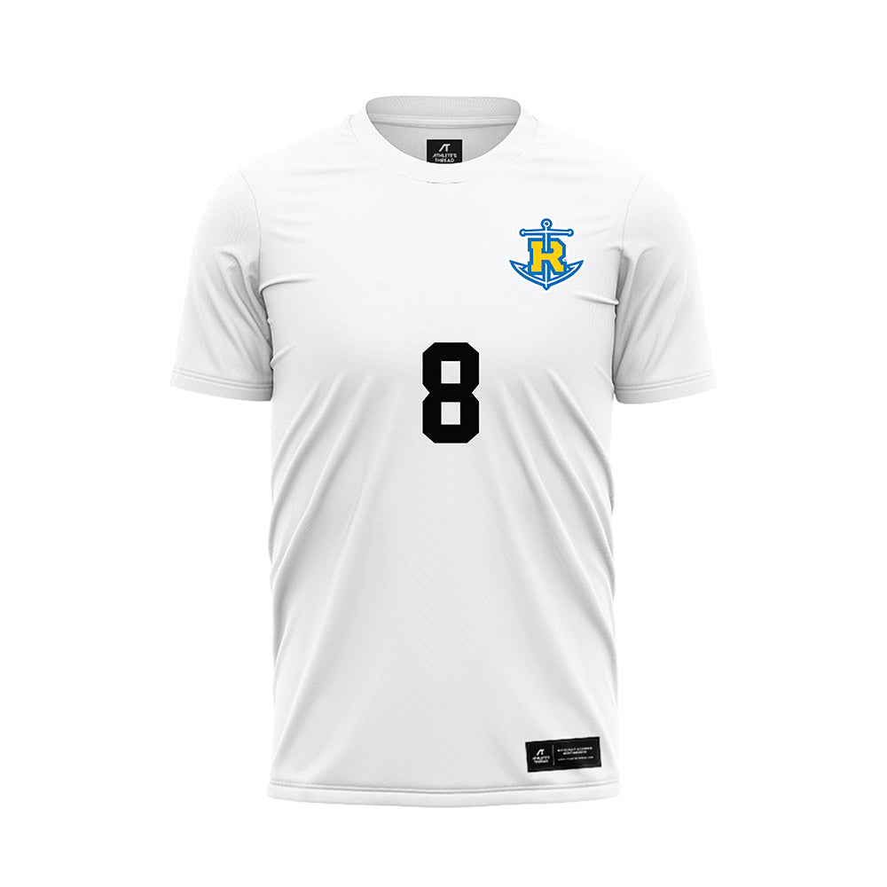 Rollins - NCAA Men's Soccer : Ivar Bjorgvinsson - White Soccer Jersey-0