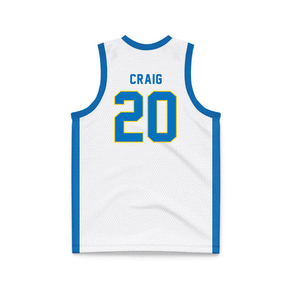 Rollins - NCAA Women's Basketball : Grace Craig - White Basketball Jersey-1
