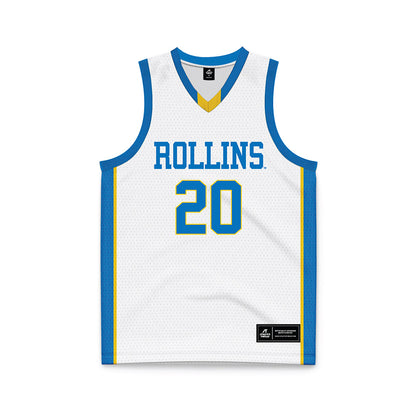 Rollins - NCAA Women's Basketball : Grace Craig - White Basketball Jersey-0