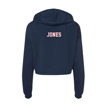 UConn - NCAA Women's Rowing : Emily Jones - Women's Crop Fleece Hoodie-1