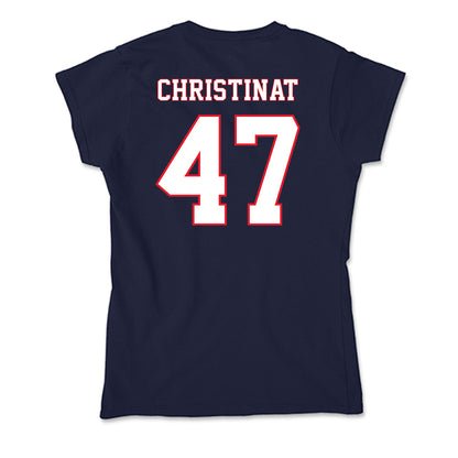 UConn - NCAA Football : Zachary Christinat - Soft Style Women’s T-Shirt-1