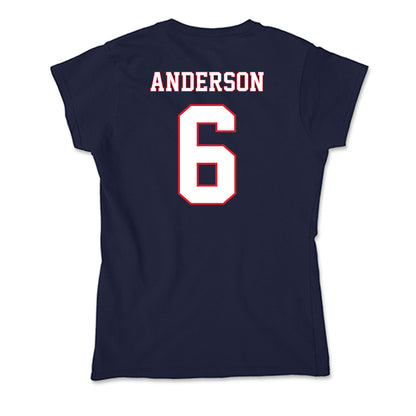 UConn - NCAA Football : Ezeriah Anderson - Soft Style Women’s T-Shirt-1