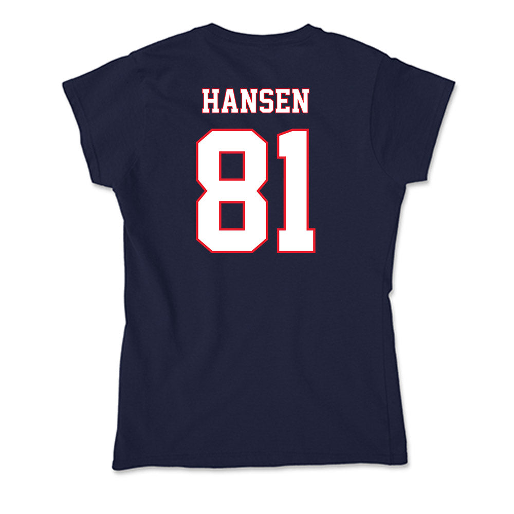 UConn - NCAA Football : Louis Hansen - Soft Style Women’s T-Shirt-1