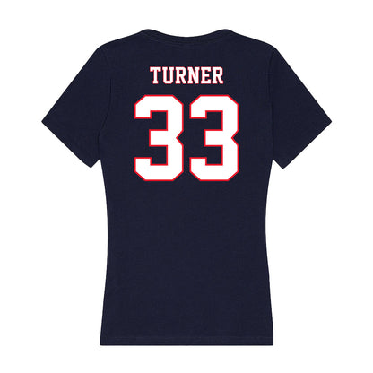 UConn - Women's Basketball Legends : Barbara Turner - Women's V-Neck T-Shirt-1