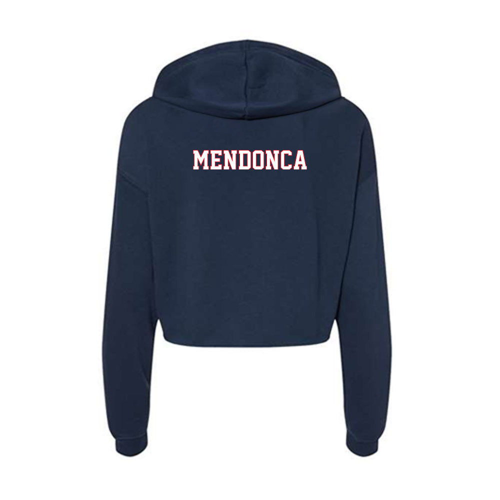 UConn - NCAA Women's Swimming & Diving : Kayla Mendonca - Women's Crop Fleece Hoodie-1