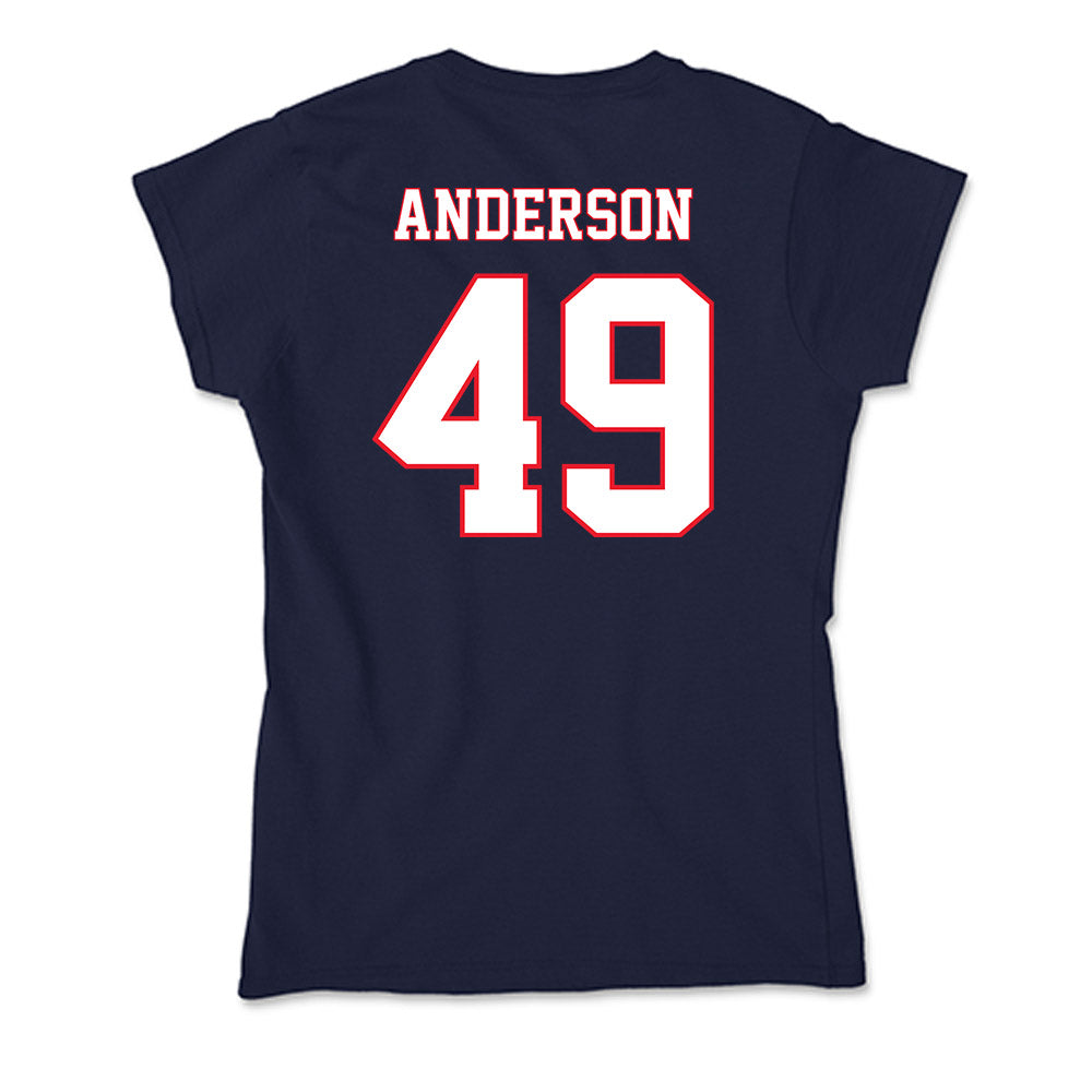 UConn - NCAA Football : Bryce Anderson - Soft Style Women’s T-Shirt-1