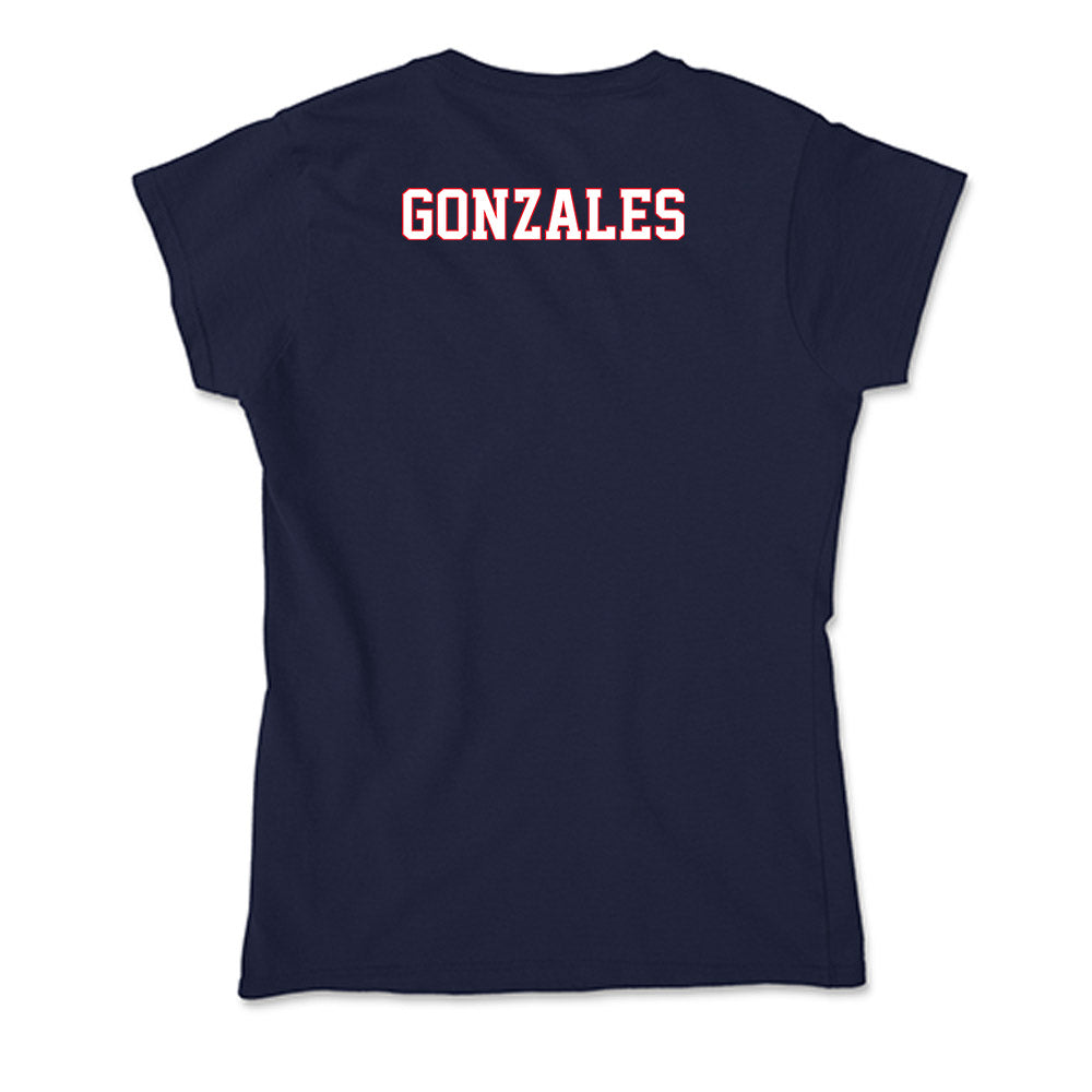 UConn - NCAA Women's Swimming & Diving : Lydia Gonzales - Soft Style Women’s T-Shirt-1