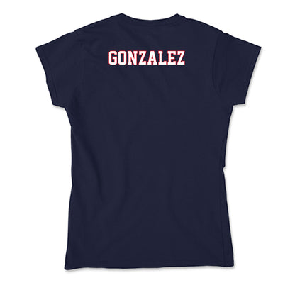 UConn - NCAA Women's Swimming & Diving : Aniya Gonzalez - Soft Style Women’s T-Shirt-1