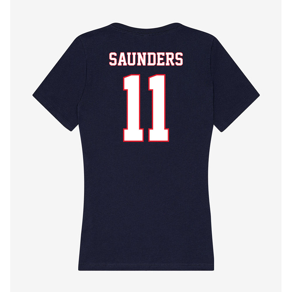 UConn - NCAA Men's Soccer : Balthazar Saunders - Women's V-Neck T-Shirt-1