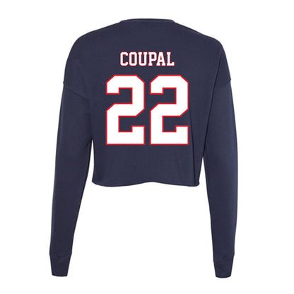 UConn - NCAA Softball : Haley Coupal - Women's Cropped Crew Fleece-1