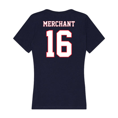 UConn - NCAA Women's Soccer : Abigail Merchant - Women's V-Neck T-Shirt-1