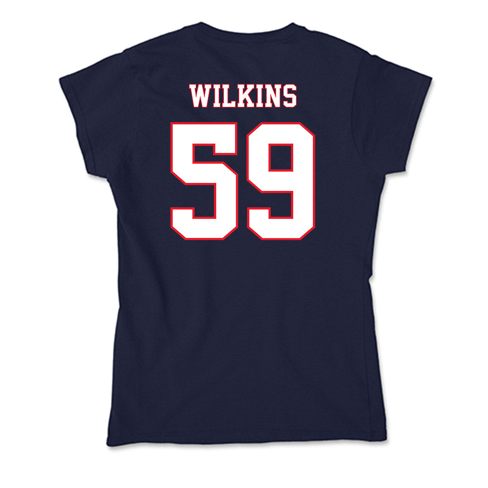 UConn - NCAA Football : Finn Wilkins - Soft Style Women’s T-Shirt-1