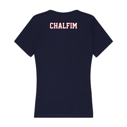 UConn - NCAA Women's Track & Field : Madison Chalfim - Women's V-Neck T-Shirt-1